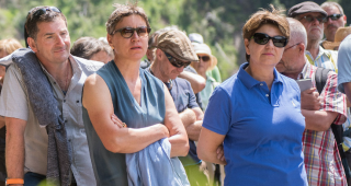 G&auml;ste an der Vernissage