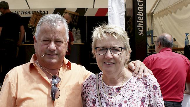 Ernst (61) und Beatrice (58) Petrig aus Törbel.