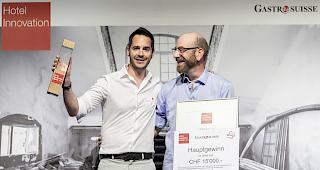 Bertrand Bitz und Thomas De Belleville von der Nestwood AG freuen sich &uuml;ber den Award.
