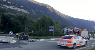 Bei einem Verkehrsunfall in Saxon ist am Dienstag ein Motorradfahrer schwer verletzt worden.