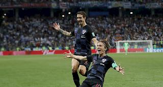 Luka Modric schoss Kroatiens 2:0.