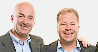 Wechsel. L&eacute;onard Perraudin (links) &uuml;bernimmt im Dezember von Pierre-Alain Grichting.Foto zvg