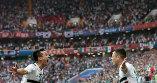 Grosse Freude beim mexikanischen Team.