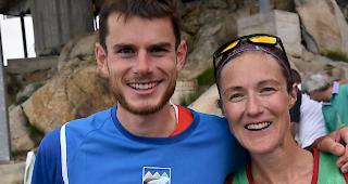 Sie dominierten die diesj&auml;hrige Ausgabe des Aletsch Halbmarathon: Robbie Simpson und Sarah Tunstall.