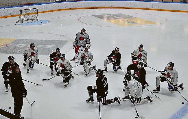 Seit Juni trainiert der EHC Visp in der Eishalle Brig.