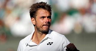 &Uuml;berraschung. Stan Wawrinka ist in Wimbledon in die zweite Runde eingezogen. Der Lausanner rang den an Nummer 6 gesetzten Bulgaren Grigor Dimitrov in vier S&auml;tzen nieder.