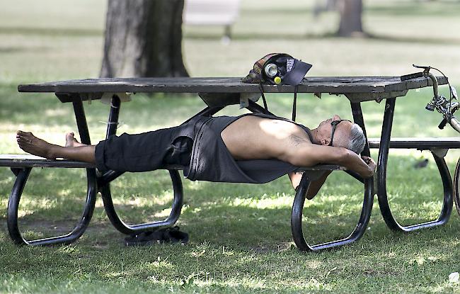 Hitzewelle. Im Osten Kanadas herrschen in diesen Tagen extrem hohe Temperaturen von bis zu 40 Grad.