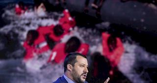 Salvini will, dass Schiffe mit aus Seenot geretteten Migranten nicht mehr in den H&auml;fen&nbsp;Italiens anlegen k&ouml;nnen.&nbsp;