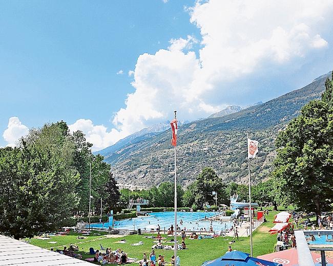 Reibungslos. Auch das Schwimmbad Visp präsentiert sich  in hervorragendem Zustand.