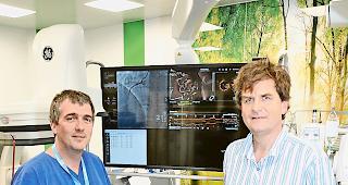 Zentrumsleitung. Herzspezialisten Patrick Hildbrand (links) und Christophe Imsand.