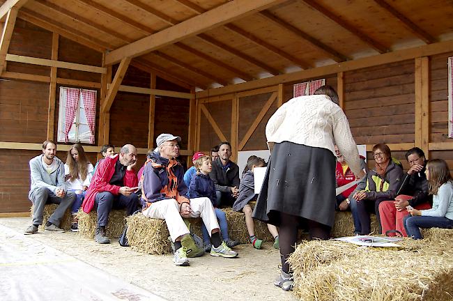 Beliebter Walliserdiitschkurs im Rahmen der Grächner Brauchtumswoche.