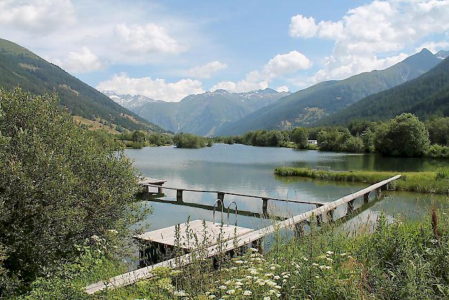 Es rollt schon die nächste Hitzewelle an! Da hilft nur Abkühlung, zum Beispiel im Geschinersee.