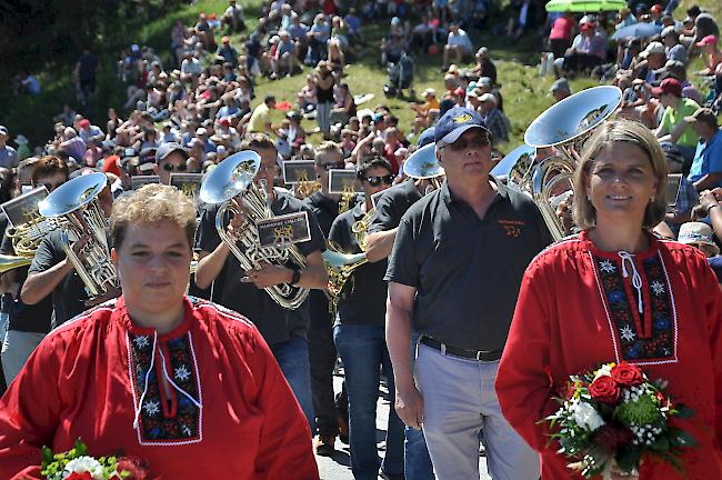 Impressionen des 50. Älplerfests auf der Moosalp.