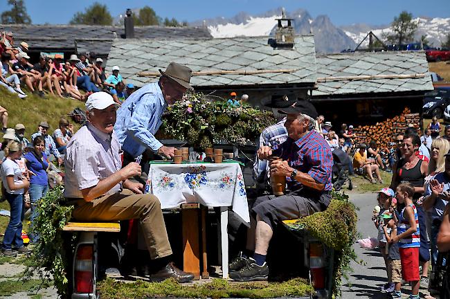 Impressionen des 50. Älplerfests auf der Moosalp.