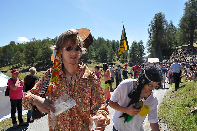 Impressionen des 50. Älplerfests auf der Moosalp.