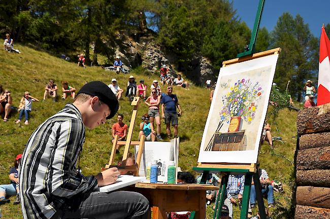 Impressionen des 50. Älplerfests auf der Moosalp.