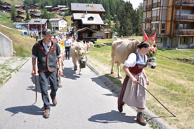 Impressionen des Grossen Älplerfests auf der Riederalp.