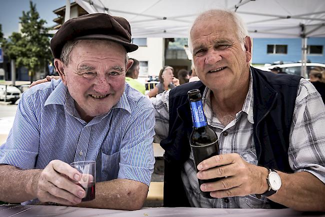 Armand Jordan (76), Ried-Brig, und Josef Michlig (64), Termen.