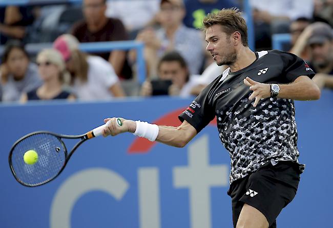 Zurück zu alter Stärke? Stan Wawrinka kämpft sich in Toronto in den Achtelfinal. Hier wartet der Spanier Rafael Nadal.