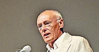 Gewandter Redner. ASO-Pr&auml;sident Remo Gysin im La Poste.Foto WB