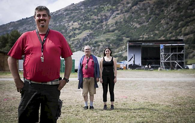 Obwohl sich Guido Bregy durchaus das eine oder andere Konzert am Open Air Gampel anhört, ist ihm die Gesellschaft wichtiger.