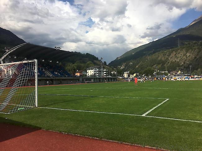 Der FC Naters Oberwallis und YB II auf dem Stapfen.