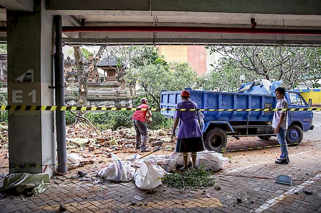 Lombok wird seit Juli immer wieder von teils heftigen Erdstössen erschüttert.