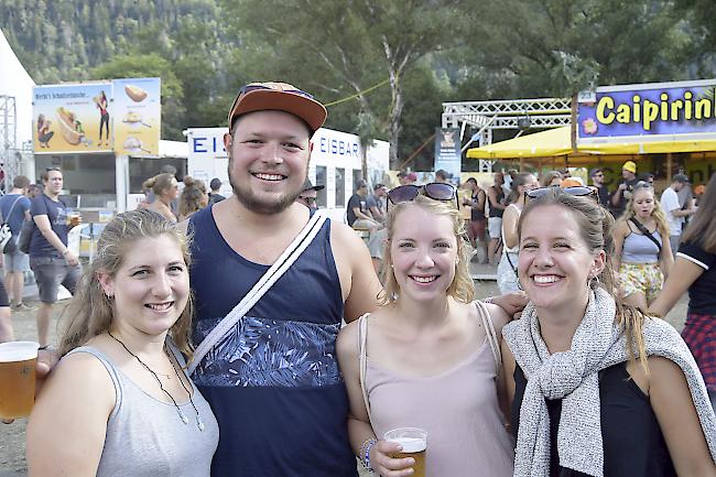 Melin Meier (25), Luzern, Pirmin Schmidiger (24), Luzern, Nadine Gisler (25) aus Nidwalden und Michelle Bucher (23) aus Luzern.