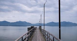 Blick auf den deutschen Chiemsee