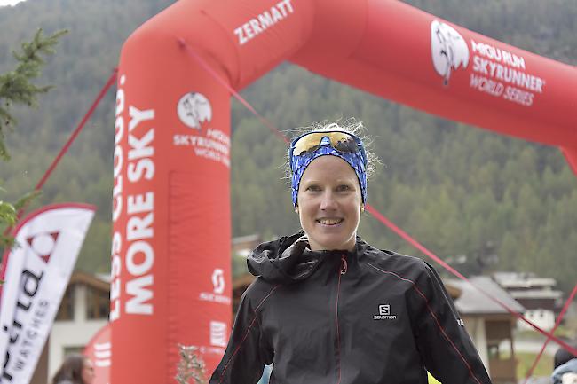 Doppelsiegerin. Victoria Kreuzer gewann nach dem «Vertical Race» auch die Kategorie «Active». Foto WB