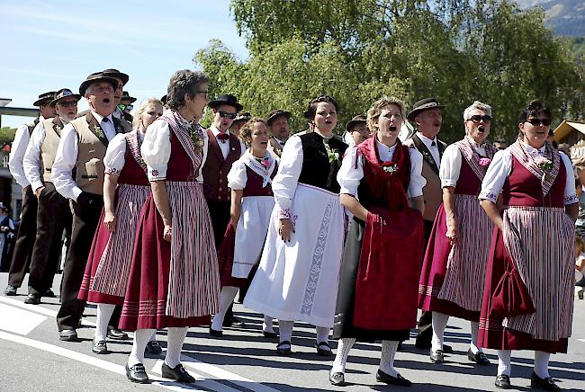 Schnappschüsse vom 59. Walliser Jodlertreffen in Lalden.