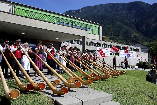 Schnappschüsse vom 59. Walliser Jodlertreffen in Lalden.