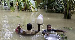 Wetterkapriolen. Die diesj&auml;hrige Monsun-Saison forderte in S&uuml;dasien bereits &uuml;ber 1200 Todesopfer.