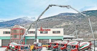 Betonfahrmischer. Sie pr&auml;gten den Firmenerfolg von Volken Beton massgeblich mit.