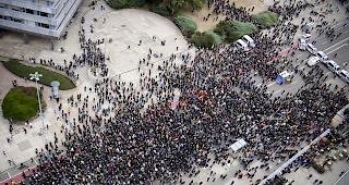 Das T&ouml;tungsdelikt in Chemnitz zog zahlreiche Demonstrationen auch rechter Gruppen in der Stadt nach sich.