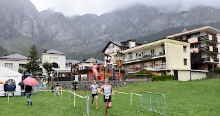 Aufgrund des schlechten Wetters wurde beim Laufen auf die Ersatzstrecke ausgewichen.