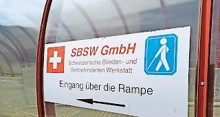 Ausfl&uuml;chte. Die SBSW GmbH beteuert, dass transparent darauf hingewiesen wird, dass nicht nur Blinde besch&auml;ftigt werden.Foto WB