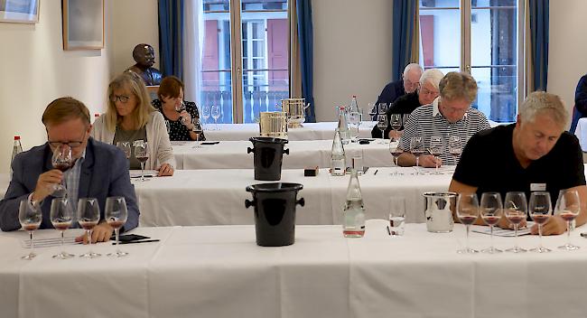 Das Weindorf Salgesch feiert mit einer grossen Vertikaldegustation für das Fachpublikum in Zermatt.