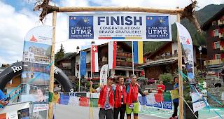 Von links: der zweitplatzierte Japaner Kenichi Yamoto, der Sieger aus Verbier Matthieu Girard und der zweitplatzierte Schweizer Yan Balduchelli.