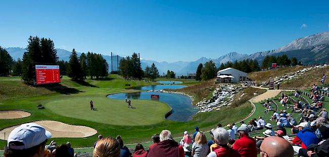 Wie im Bilderbuch. Crans-Montana bot auch in diesem Jahr perfekte Bedingungen für Spieler und Zuschauer.