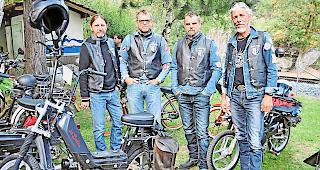 T&ouml;fflibuebe. Die &laquo;Wild Hogs&raquo; Bruno Zimmermann, Alex Heinzen, Andr&eacute; Volken und Remo Kreuzer (von links).