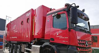 Das neue L&ouml;sch- und Rettungsfahrzeug der MGBahn.