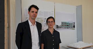 So sehen Sieger aus: Konrad Scheffer und Sarah Haubner vom Z&uuml;rcher
Architekturb&uuml;ro Office Oblique.