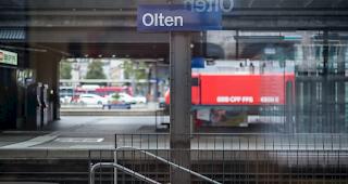 Die SBB-Neubaustrecke zwischen Bern und Olten ist nur beschr&auml;nkt befahrbar.