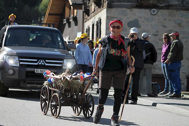 Impressionen vom Alpabzug in La Fouly im Val Ferret. 