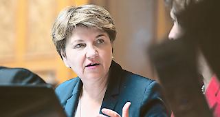 Ein Bundesratssitz im Blick? Aber es br&auml;uchte schon ein mittelpr&auml;chtiges Beben in Bern, wenn es Viola Amherd gegen den Widerstand von rechts in die Regierung schaffen w&uuml;rde.
