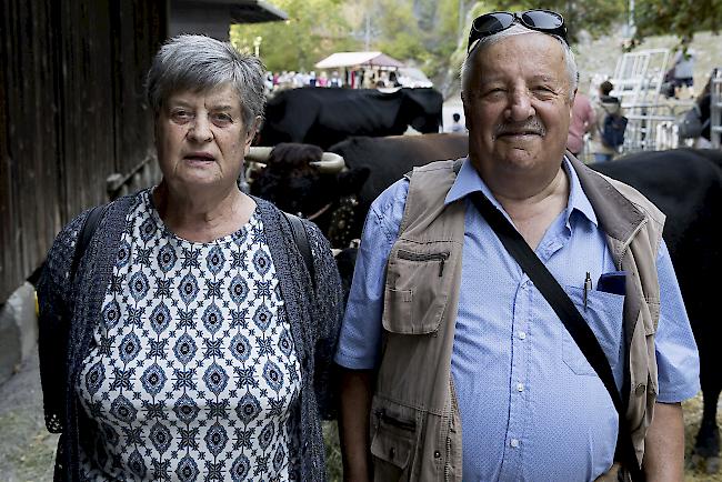 Hedy (76) und Paul Zeiter (77) aus Glis.