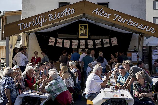 Auch in diesem Jahr war der Püru-Märt in Turtmann wieder gut besucht.