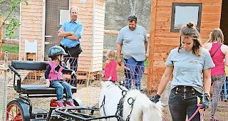 Animation. Die kleinen und kleinsten Besucher wurden vielf&auml;ltig unterhalten, unter anderem mit Pony-Kutschenfahrten.