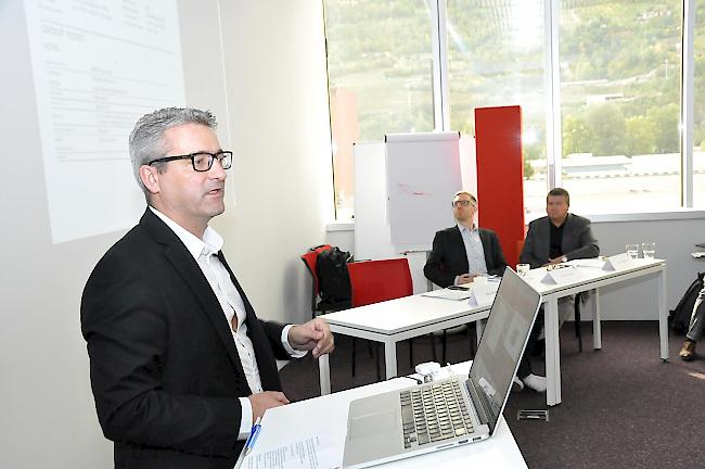 Mario Braide, Geschäftsführer der MRAG, informierte heute in Sitten über de Fortschritte der Zusammenarbeit innerhalb der MRAG.